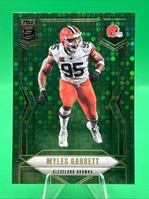 Myles Garrett-Browns 2025 Panini Donruss Elite - #32 Green Disco