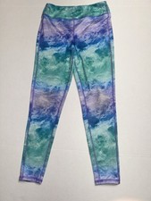 MTA Sport Junior Girls Size Medium (7-8) Tye-Dye Print Leggings
