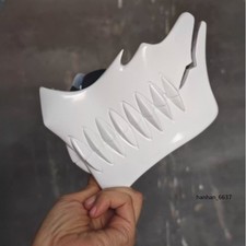Adjustable White Mask Helibel Ten Blade Cosplay Cross Dressing Shooting Props