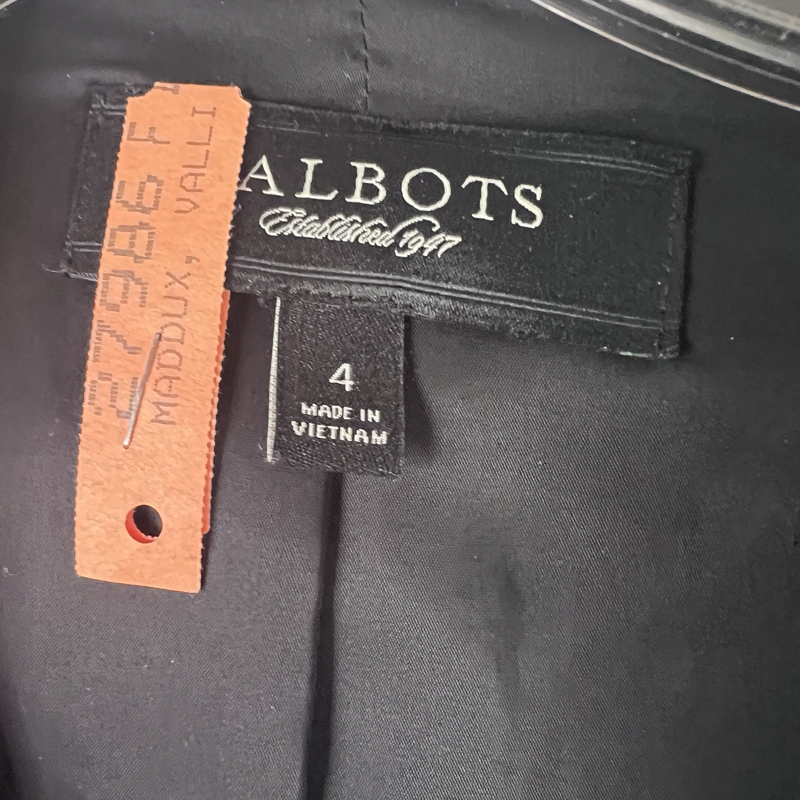 TALBOTS Classic Black Wool Boxy Structured Minima… - image 5