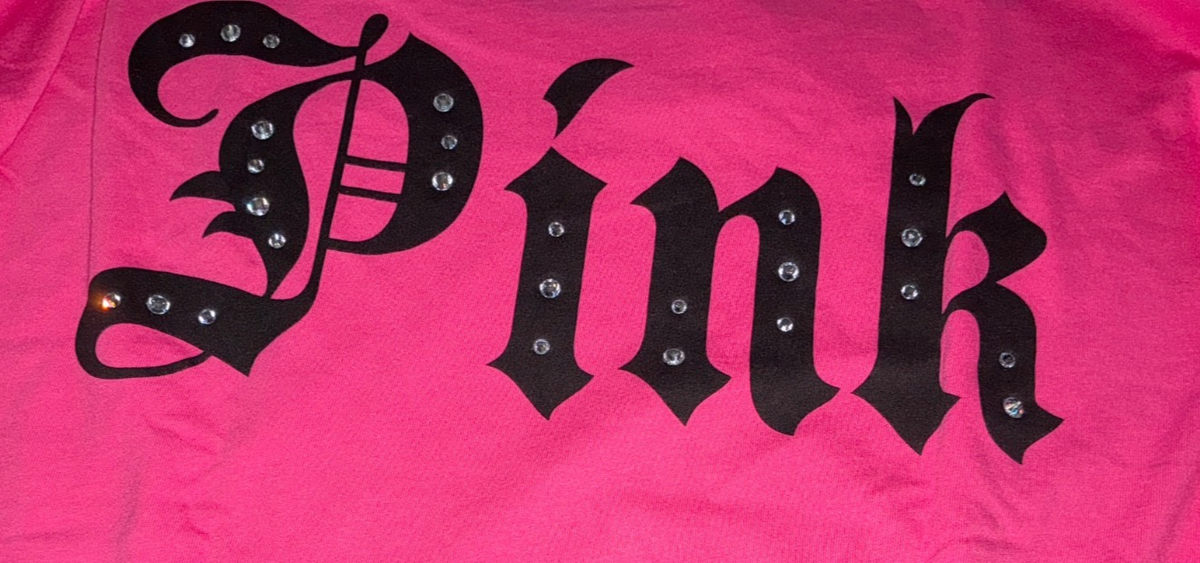 T-shirt Victoria's Secret PINK - University Of Arkansas - Bling - Neuf Avec étiquettes