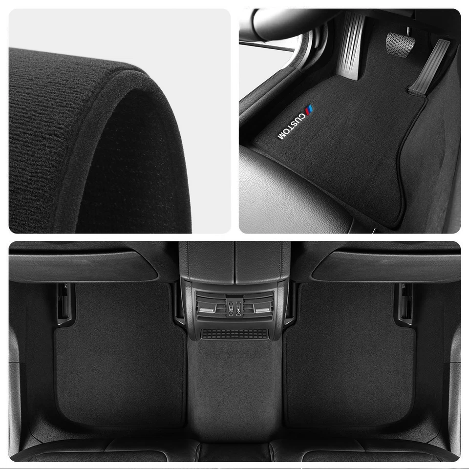 Fit BMW 6 Series F12 2011-2019 Quality Velour Carpet Car Floor Mats Liners - Image 3 of 4
