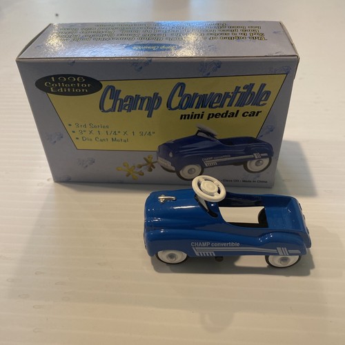 Xonex Champ Convertible Mini Pedal Car Blue Ltd Ed Diecast GL172 085475136133 - Picture 3 of 12