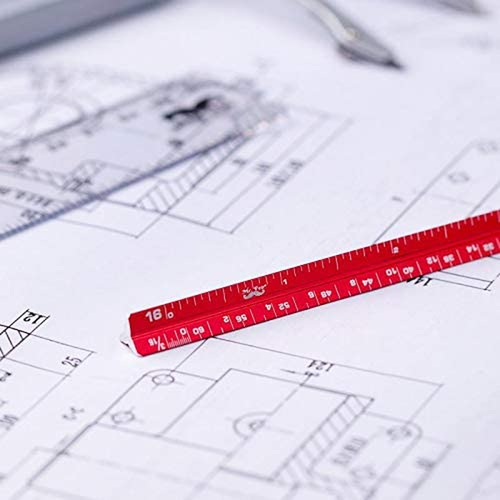 Mr. Pen- 6 Inch, 2 Pack, Pocket Size Ruler, Small Architectural Scale - Picture 7 of 12