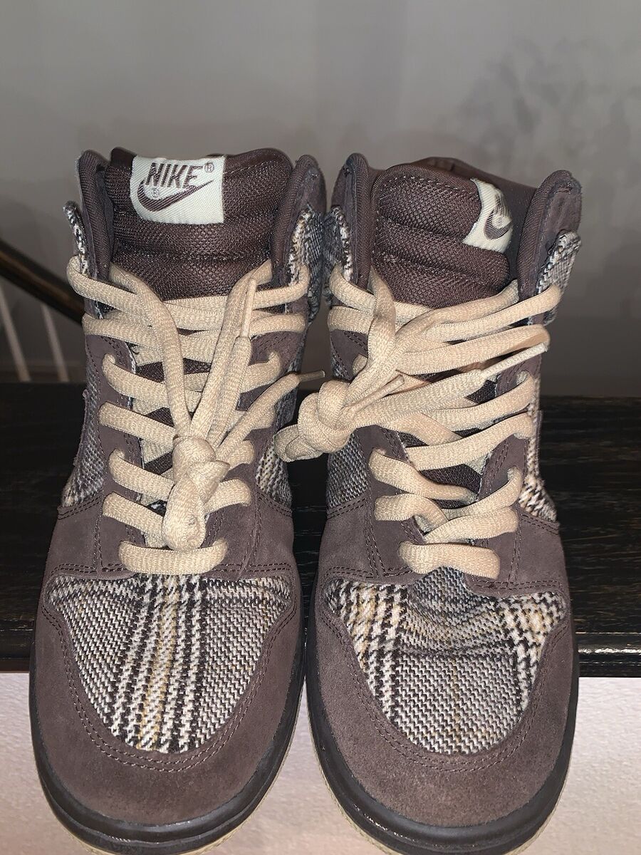 Nike Dunk Pro SB High Tweed Size 9.5 2004 No Box Or Extra Nike Dunk Pro SB High Tweed Size 9.5 2004 No Box Or Extra