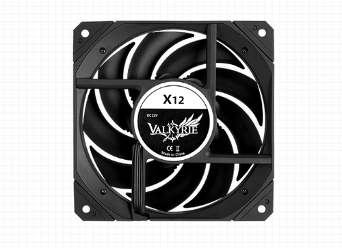 VALKYRIE X12 120mm 4pin PWM RGB Fan - Zdjęcie 5 z 6