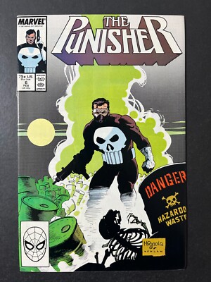 PUNISHER #6 *VERY SHARP!* (MARVEL, 1988)  BARON!  MIGNOLA COVER!  LOTS OF PICS!