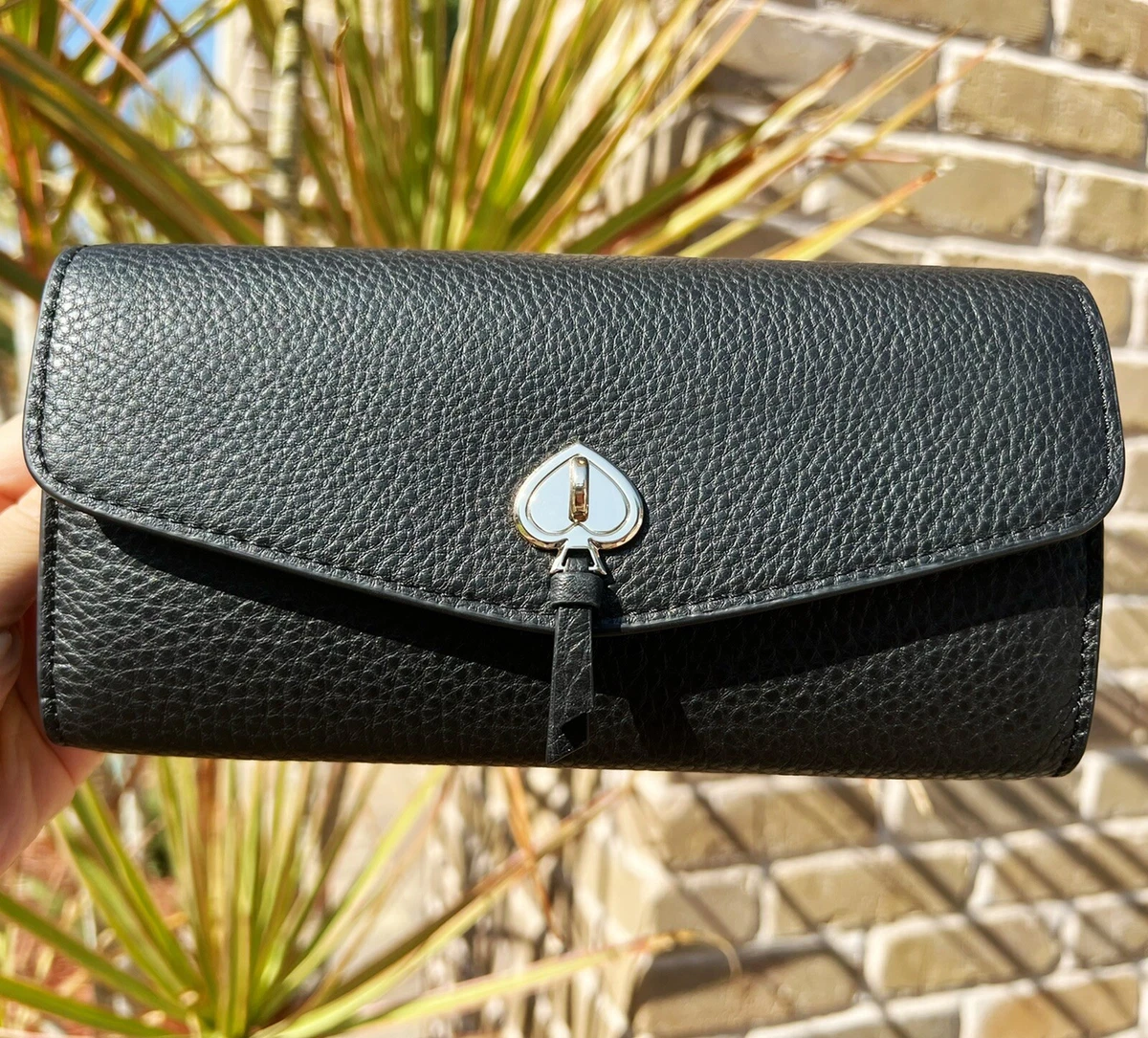 Kate spade new sales york black wallet