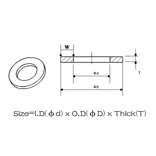 PTFE-Flachdichtungen,M3-M66,1-3 mm dick –langlebig & zuverlässig für Kunststoffe - Picture 2 of 110