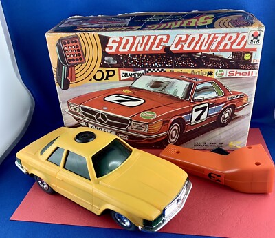 【貴重ビンテージ】450 SLC Sonic Control S771 Not TAT BOXed Hong Kong #S771 Sonic Control MERCEDES 450SLC Yellow