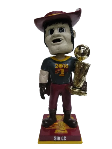 Sir CC Cleveland Cavs 2016 NBA Champions T-Shirt Bobblehead #/216