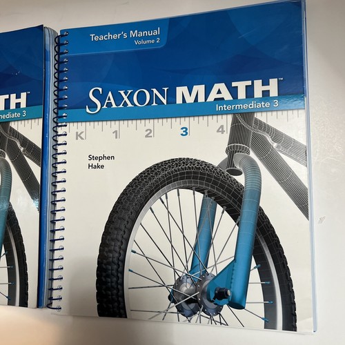 Saxon Math Intermediate 3, TEACHERS MANUALS volume 1 & 2 - Picture 3 of 3