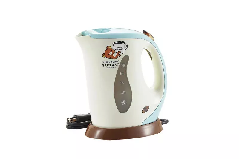 San-X Rilakkuma Electric Kettle 0.6L Kawaii New In Box 7.2x4.7x8 AC100V  Cute