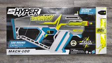 NERF Hyper Mach-100 Fully Motorized Blaster 80 Hyper Rounds Brand New