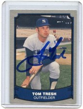 1988 PACIFIC LEGENDS #25 TOM TRESH AUTOGRAPH, NEW YORK YANKEES, 013120