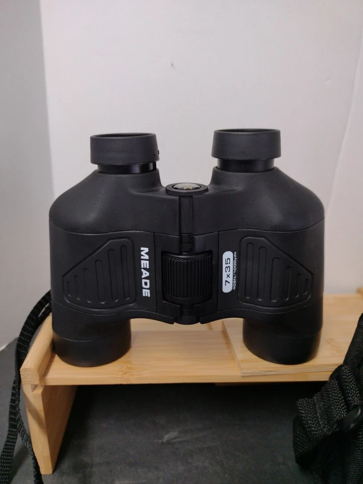 Meade TravelView 408' Full Size 7 x 35 Porro Prism Optical Binoculars B120017 - Image 2 of 4