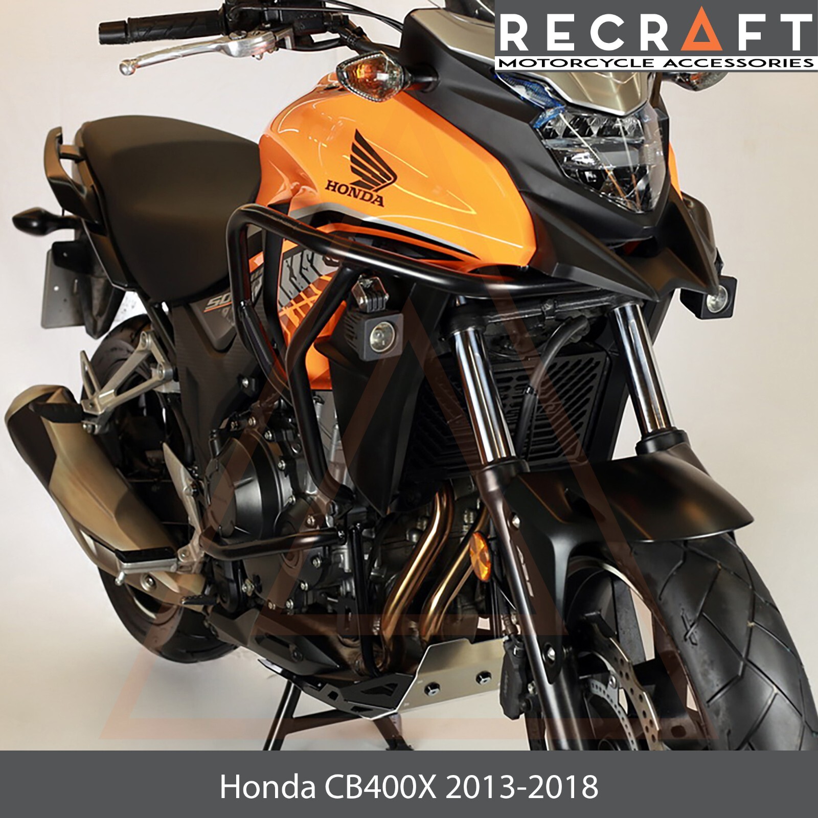 Cb400x Frame Recraft Honda CB400X 2013-2018 Upper Crash Bars Engine Guard Frame | eBay