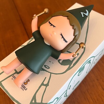 YOSHITOMO NARA DRUMMING GIRLS 1 2 3 Figure Set of 3 PVC 15cm In