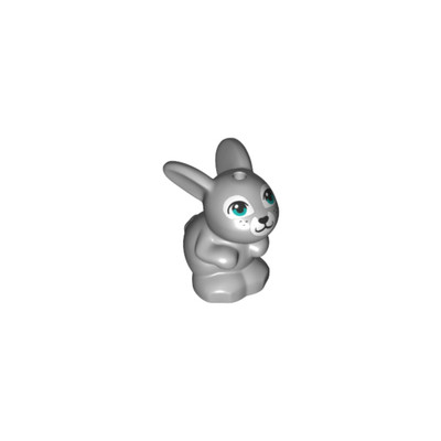 Lego Figure Light Bluish Gray Bunny / Rabbit, Friends - 34050pb02 | eBay