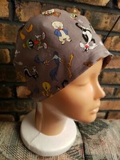 LOONEY TUNES CHARACTERS   HANDMADE SURGICAL SCRUB CAPS