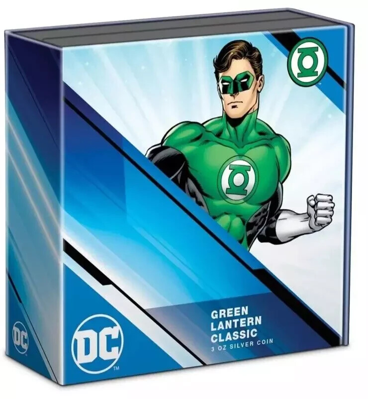 2023 DC Green Lantern Classic 3oz Silver Coin eBay