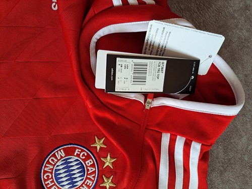 BAYERN MUNICH 2013 2014 FOOTBALL SOCCER TRAINING SWEATSHIRT TOP ADIDAS G73607 sz - Imagen 8 de 17