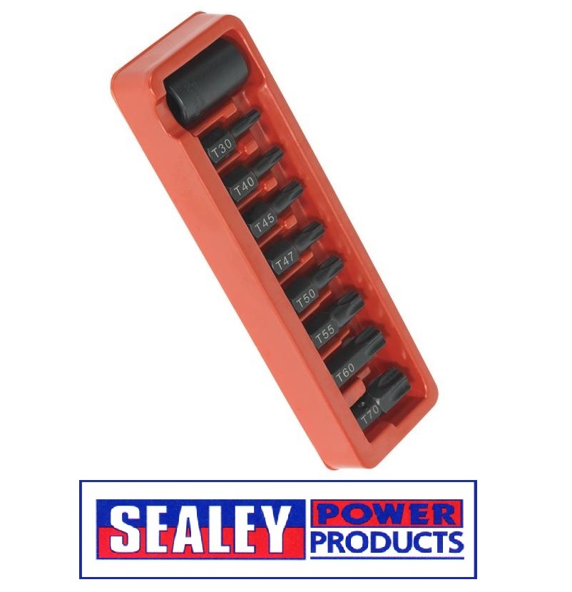 Sealey AK271 Socket Rail Tray Red 1/4 3/8 and 1/2 SQ Drive for
