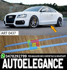 0437 Schweller Seitenlichter Audi A5 08-12 Coupe Cabrio Look S-LINE Fensterbrett