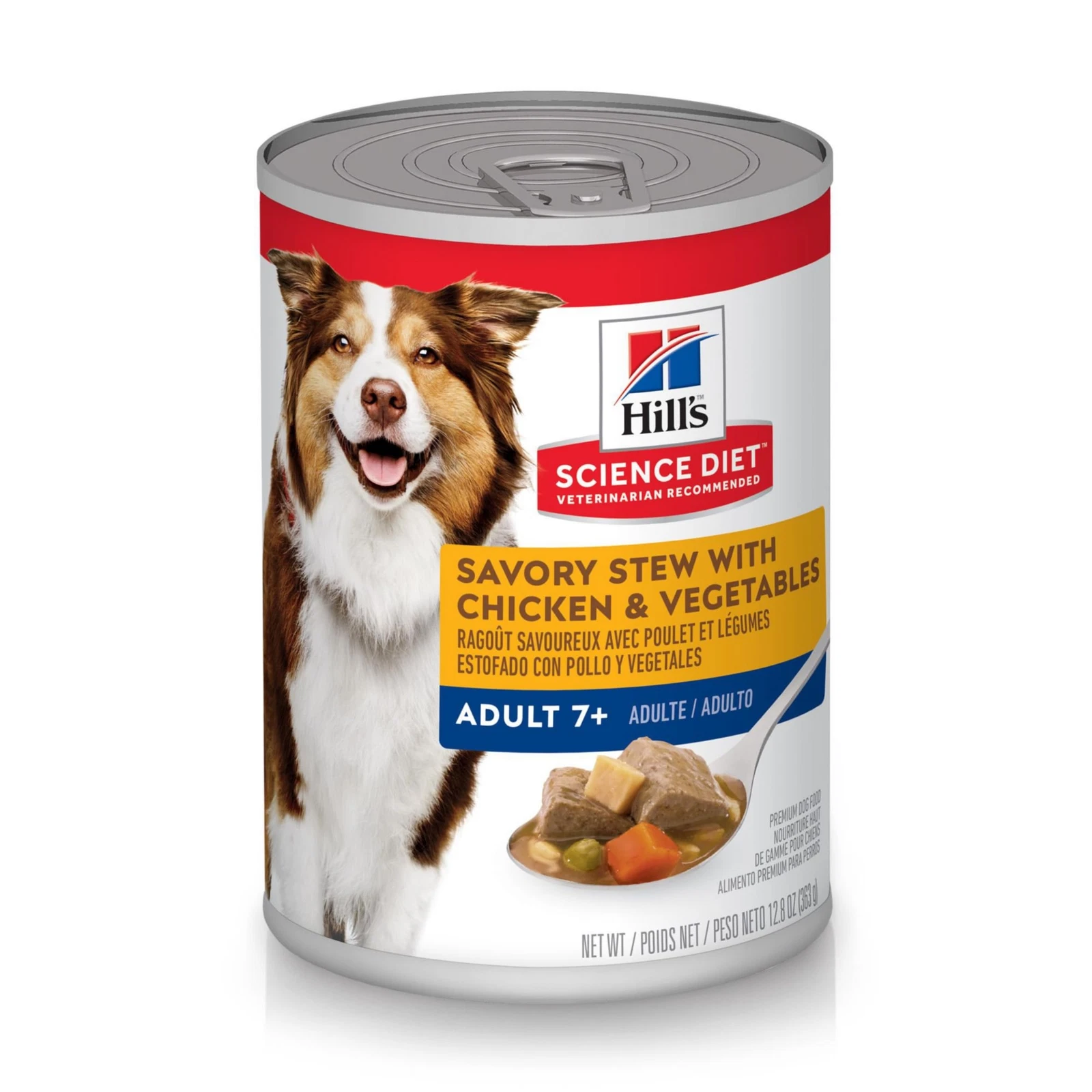 Hills Science Diet Senior 7+ Wet Dog Food Savory Stew With Chicken