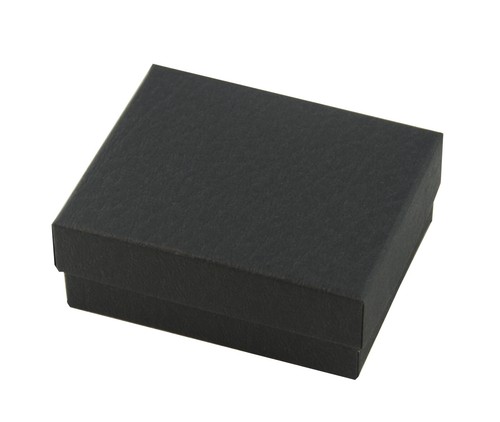10 x Black Linen Cufflink Boxes Jewellery Packaging Cufflink Gift Storage Boxes - Picture 3 of 3
