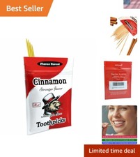 Sugar-Free Cinnamon Flavor Toothpicks - 200ct Perfect for Every Occasion