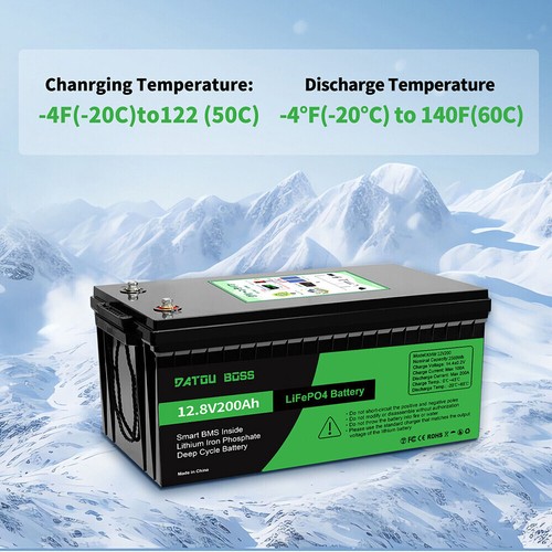 12V 200Ah LiFePO4 lithium battery BMS solar battery solar system boat RV caravan - Picture 6 of 8