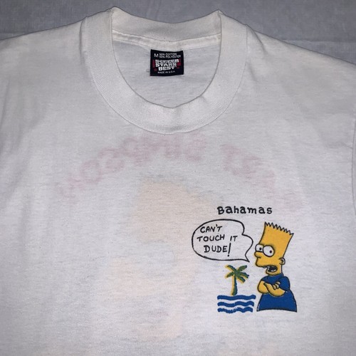 Vintage Bart Bahamas Don’t Have A Cow Single Stitch Screen Stars T-Shirt Small - Picture 3 of 8