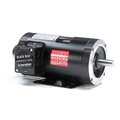 Marathon Y538 Electric Motor 1.5 HP 1800 Rpm 3PH 230/460 Volt 145TC 145THTR5326B