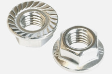 Locking tooth nut flange nut M3 collar nut DIN 6923 - steel galvanized