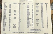 1960s VTG Kal-Equip Regulator Dwell Specif Guide Racing High Performance Engine 