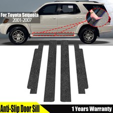 4pc Door Sill Scuff Plate Protector Kit For Toyota Sequoia 2001-2007 4pc Door Sill Scuff Plate Protector Kit For Toyota Sequoia 2001-2007