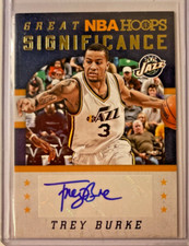 Trey Burke AUTO #/10 Great Significance Gold 2015-16 Panini NBA Hoops Autograph