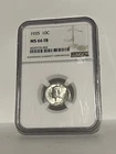 1935 MERCURY SILVER DIME - NGC MS66 FB