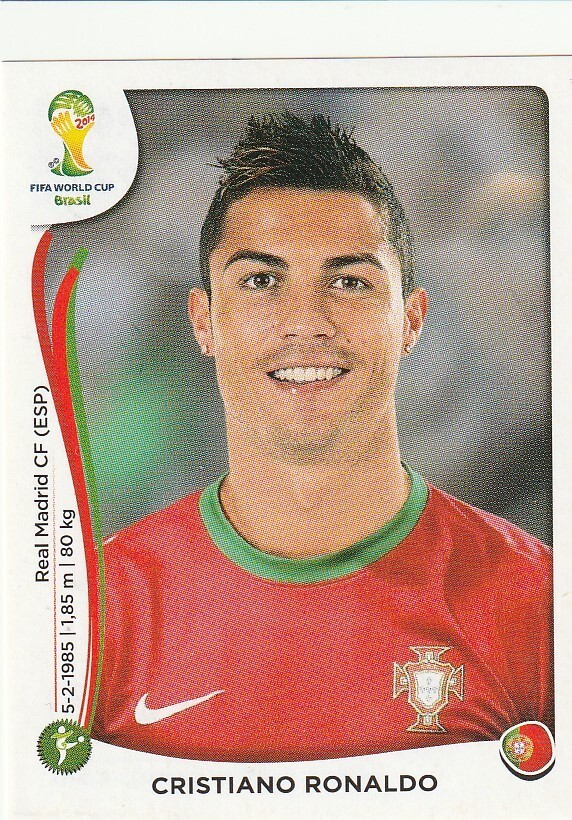 Panini 2014 World Cup Brazil # 523 Christian Ronaldo