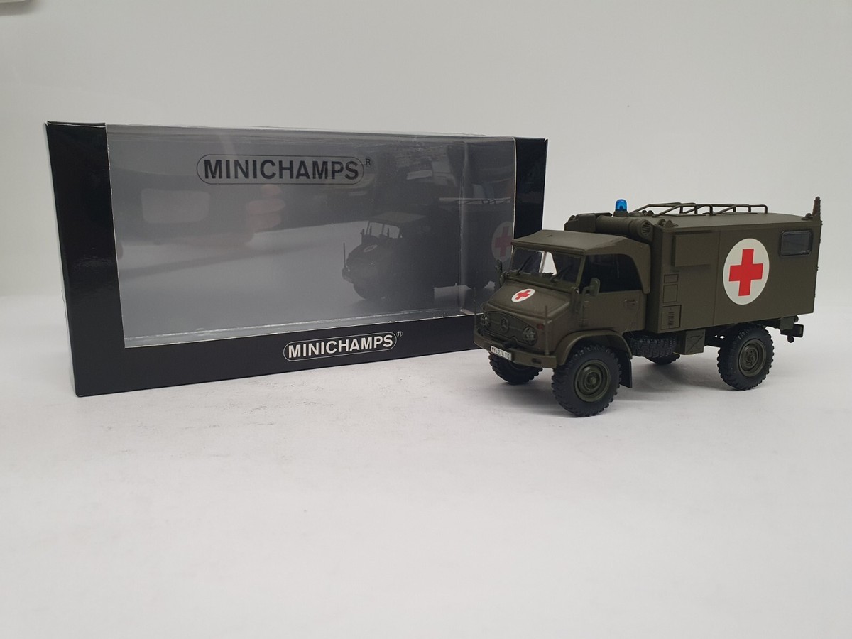 1/43 MEGA RARE MERCEDES UNIMOG 404 KRKW BUNDESWEHR 1960 MINICHAMPS 
