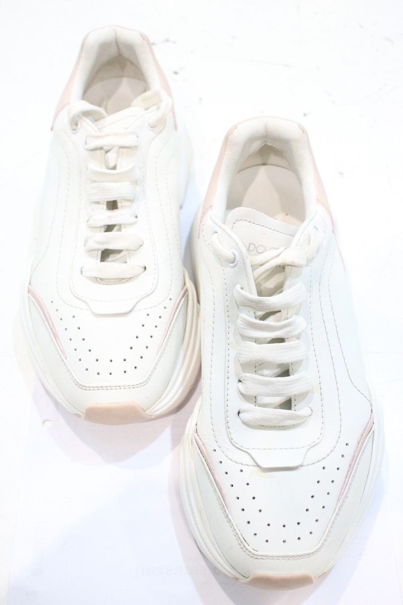Dolce & Gabbana Daymaster White And Pink Sneakers Size 38 | eBay