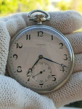 ZENITH POCKET WATCH MANUAL SWISS MADE 49mm JUST SERVICED