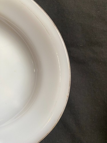 Inglaterra Phoenix Opalware fruta 13,5" plato de vidrio de leche de colección - Imagen 7 de 8