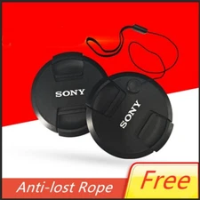 Center Pinch Snap-on Cap Cover for SONY Camera Lens 49 55 58 62 67 72 77 82mm