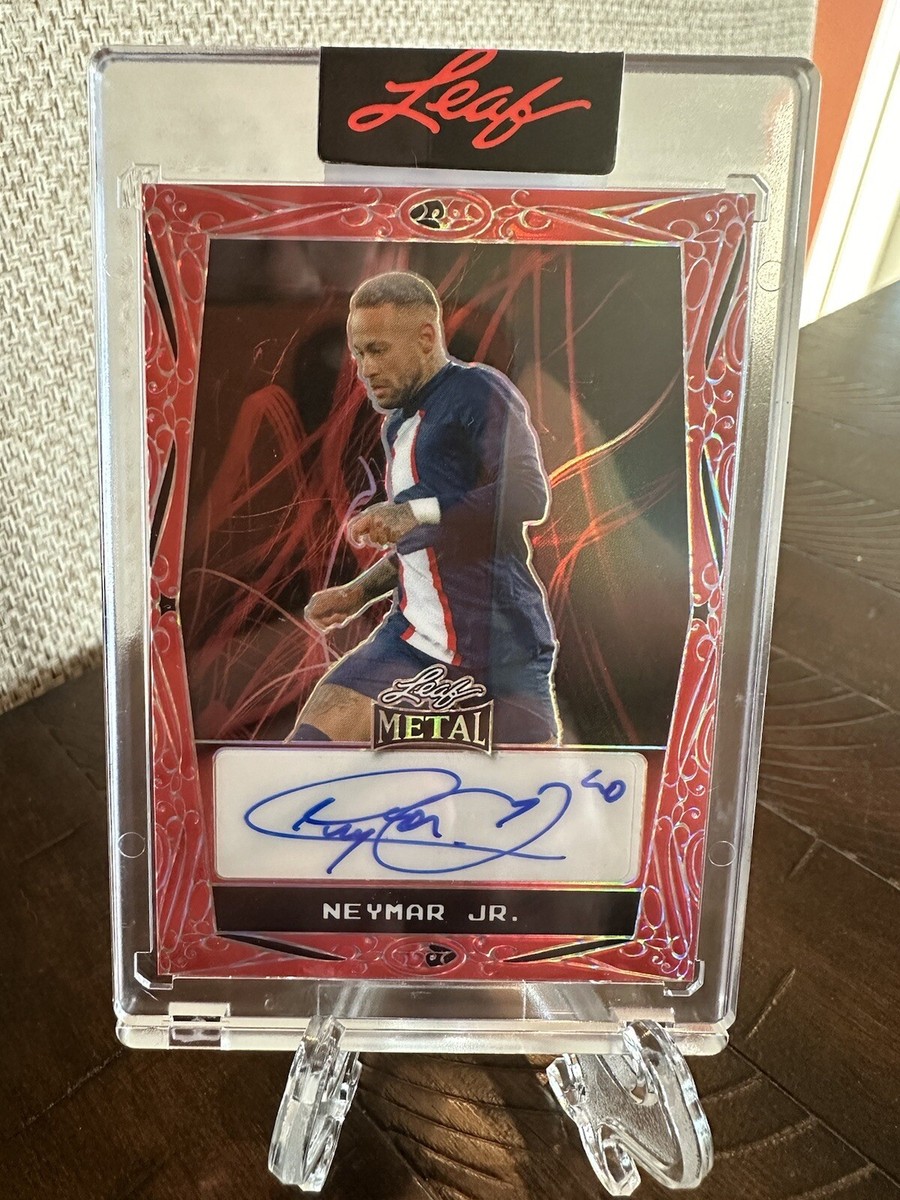 2023 Leaf Metal Ebay ネイマール jr. 直筆サインカード