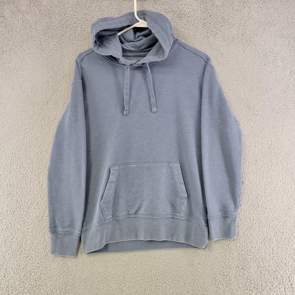 Hollister Hoodie Mens XS Extra Small Blue Pullover Sweater Pocket Sweatshirt