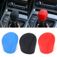Silicone Car Gear Head Shift Knob Cover Gear Shift Non-Slip Grip Handle Cover