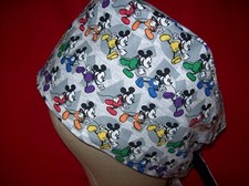 Men/Women Surgical Scrub Cap Lined Running Mouse 100 Cotton
