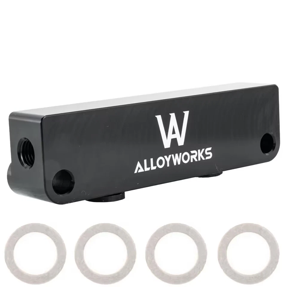ALLOYWORKS Fuel Filter Bypass Kit For 2010-2016 2013 Dodge 6.7L Cummins Diesel - Image 2 of 4